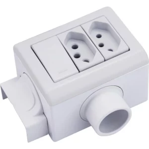 Caixa X com Saídas para Canaletas Ou Eletroduto Lizflex Multiuso - Tramontina - Imagem 2