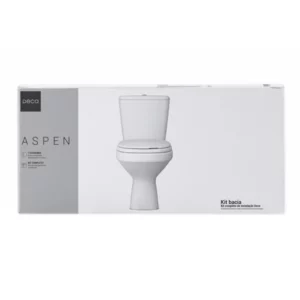 Kit Vaso Sanitário com Caixa Acoplada Aspen + Assento Branco - Imagem 8