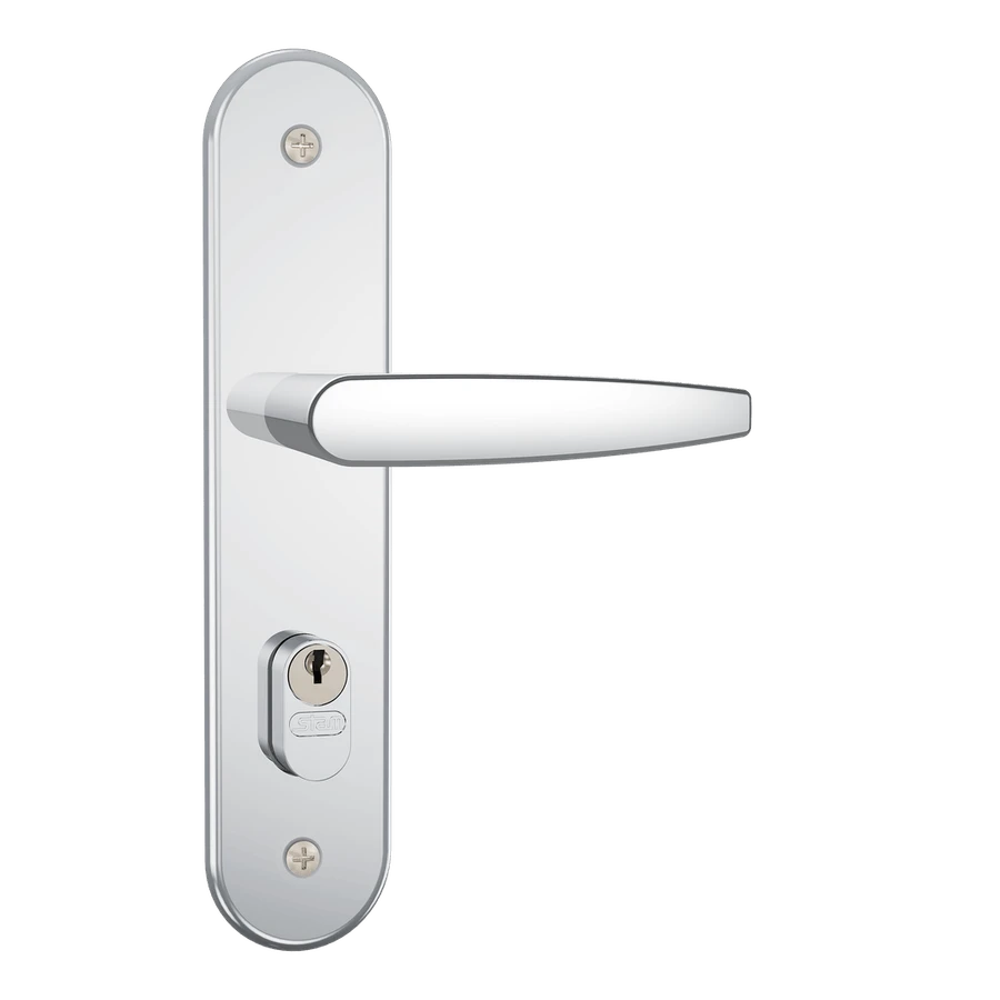 Fechadura Externa Carpi 804/33 Espelho Inox Polido 40mm - Stam