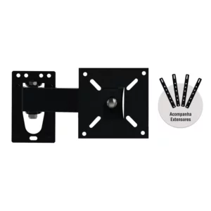 Suporte Articulado para Tv de 10 a 56" Preto - Brasforma - Imagem 1