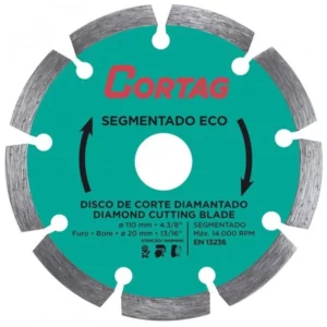 Disco Diamantado Cortag Segmentado Eco Blister