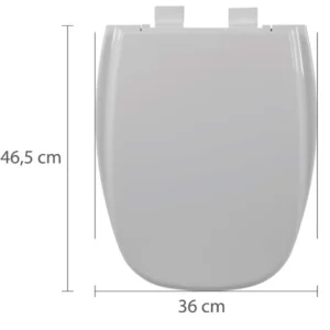 Assento Sanitário Soft Close Monte Carlo Branco - Imagem 5