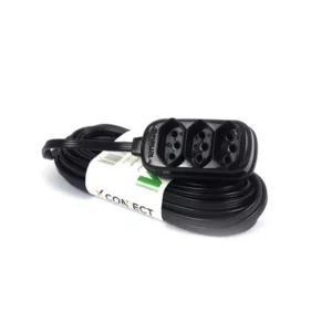 Extensão Tripolar com 3 Tomadas 10 Metros Preta - Imagem 5