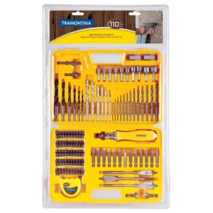 Jogo de Brocas e Ponteiras 110 Peças - Tramontina - Imagem 1