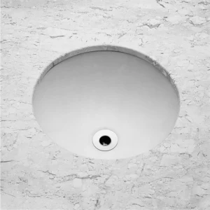 Cuba de Embutir Redonda 36,5cm Branca - Imagem 3