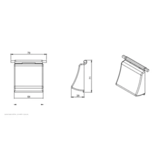 Tecla P.valvula Docol de Plastico Preto - Imagem 5
