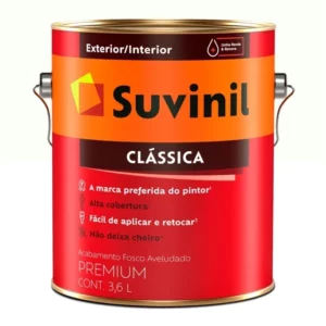Tinta Acrílica Premium Clássica Fosco Branco Neve 3,6 Litros