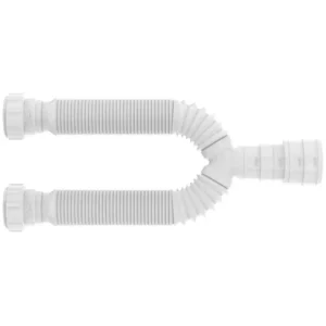 Sifão Tubo Extensivo Duplo Universal com Porca Branco - Imagem 10