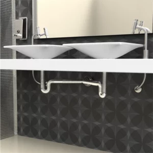 Sifão Tubo Extensivo Duplo Universal com Porca Branco - Imagem 11