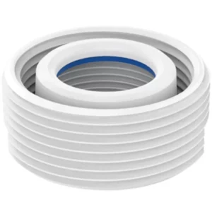 Sifão Tubo Extensivo Duplo Universal com Porca Branco - Imagem 4