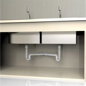 Sifão Tubo Extensivo Duplo Universal com Porca Branco - Imagem 7