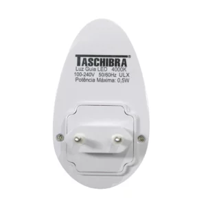 Luz Guia Oval Led com Sensor Taschibra 0,5w 4000k - Imagem 4