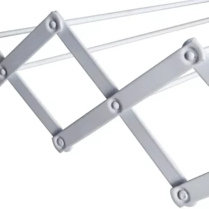 Varal Sanfonado em Aço no Tamanho de 80cm na Cor Branco - Imagem 4