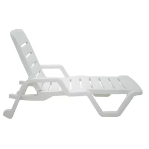 Espreguiçadeira em Polipropileno Branco Tramontina Leblon Basic - Tramontina - Imagem 2