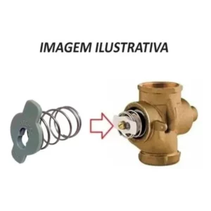 Reparo para Válvula Docol 1.1/2 Mola e Chave Kit 05 Peças - Imagem 4