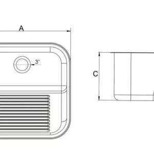 Tanque Polido Monobloco para Embutir 30 L - Imagem 3