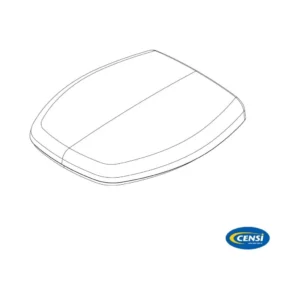 Assento Sanitário Thema Branco Censi - Imagem 4