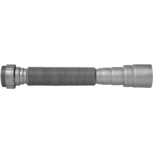 Sifão Tubo Extensivo Universal com Porca em Polipropileno Cinza - Imagem 1