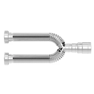 Sifão Tubo Extensivo Duplo Universal Cromado - Imagem 1