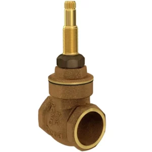 Base para Registro de Gaveta 1/2'' Dourada - Imagem 1