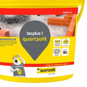 Aditivo Impermeabilizante Tecplus 1 Branco 18 Litros - Imagem 3
