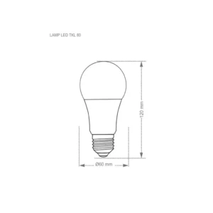 Lâmpada Led Tkl 80 / 12w 3000k - Imagem 3
