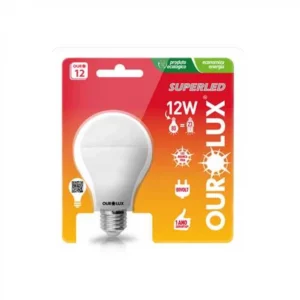 Lâmpada Led Bulbo 12w/ Bivolt E-27 6500k - Ourolux