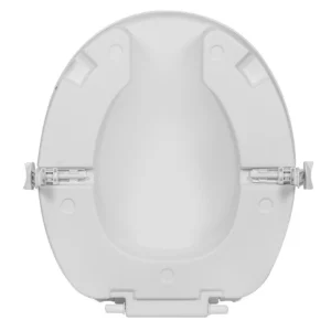 Assento Elevado com Trava e com Tampa Branco 13cm