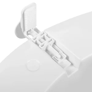 Assento Elevado com Trava e com Tampa Branco 13cm - Imagem 3