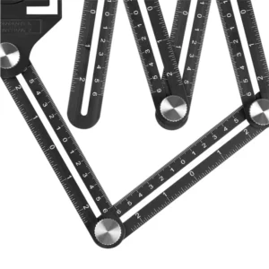 Gabarito Angular Metálico Multifunção Preto - Imagem 4