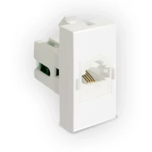 Módulo Tomada para Telefone Rj11 Pro 4v Branco - Imagem 1