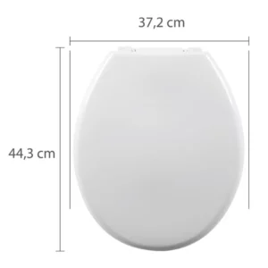 Assento Sanitário Oval Almofadado Perfumado Branco - Imagem 7