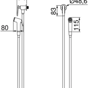 Ducha Higienica Flex Studio 1,20m 1984 B37 - Imagem 5