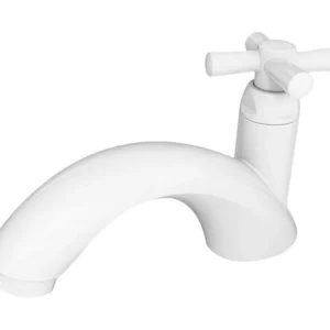 Torneira para Lavatório de Mesa Tigre Cross Branca - Imagem 1