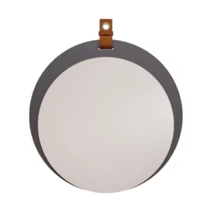 Espelheira para Banheiro Alça em Couro Lua - Imagem 3