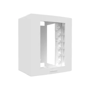 Placa com Caixa de Sobrepor para 3 Módulos Branco - Imagem 1