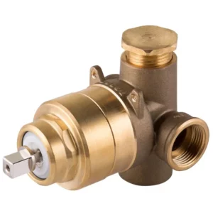 Base Misturador Monocomando para Chuveiro 3/4'' Alta Vazão