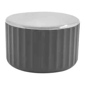 Porta Algodão Groove Chumbo