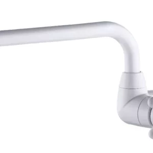 Torneira para Cozinha de Parede Branca Bica U 1164 F34