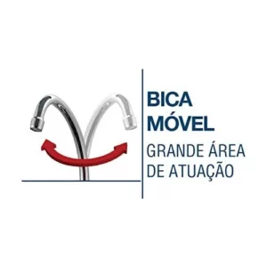 1168 R32 Torneira Cozinha Parede Bm Joy Lozenzetti - Imagem 4