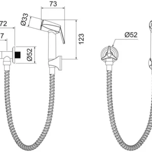 1984 C30 Ducha Higienica C/flex  Way Lorenzetti - Imagem 3