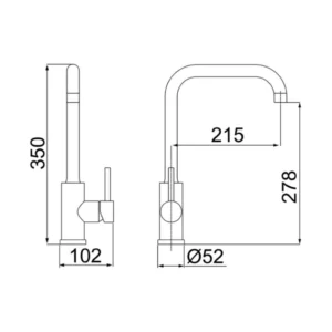 Monocomando de Cozinha Loren Loft Brushed Nickel 2257 N82 Lorenzetti - Imagem 5