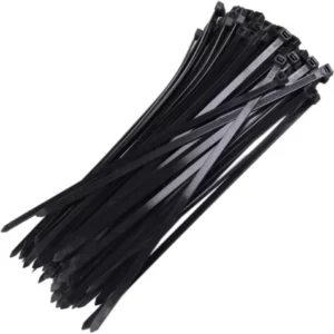 Abracadeira Nylon Preta 4,8x300 Lotus 100un - Imagem 1