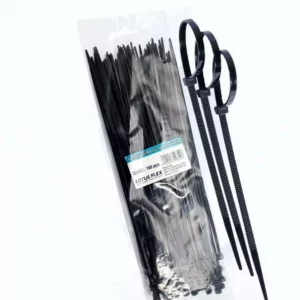 Abracadeira Nylon Preta 4,8x300 Lotus 100un - Imagem 3