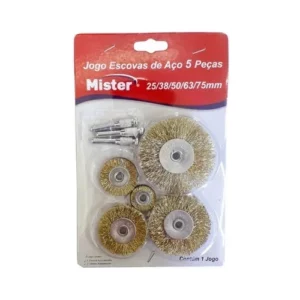 Acessorio Furad Escova Circ Kit 5pc Mister - Imagem 1