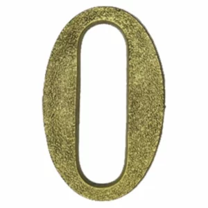 Algarismo Pvc 0 10cm Bronze - Imagem 1