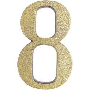 Algarismo Pvc 8 10cm Bronze - Imagem 1