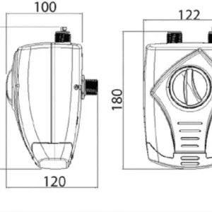 Aquecedor Eletrico Versatil Lorenzetti 127v - Imagem 9