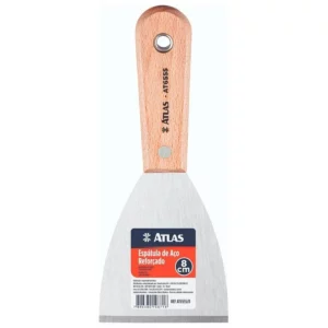 Espatula de Aço Reforçado 80mm - Atlas - Imagem 1