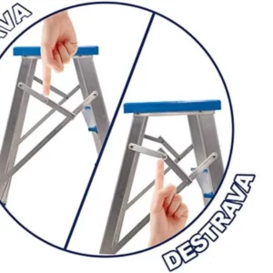 Banqueta Aluminio 3 Degraus - Imagem 2